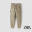 ZR Ottoman Side Zip Cross Pocket Khaki Trouser 8217