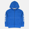 B.X Super Kid Print On Arms Blue Zipper Hoodie 8230