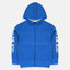B.X Super Kid Print On Arms Blue Zipper Hoodie 8230