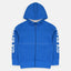 B.X Super Kid Print On Arms Blue Zipper Hoodie 8230