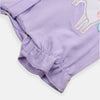 B.X Applic Unicorn Style Button Lavender Body Suit 7273