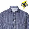 TRG Tailored Fit Check Navy Blue Australian Casual Shirt 8872