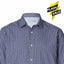 TRG Tailored Fit Check Navy Blue Australian Casual Shirt 8872