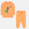 B.X I Love Cookies Dino Print Royal Orange Tracksuit 8294