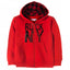 L&S Rock NY Red Hoodie 656