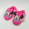 DN Polka Dots Pink Bow Minnie Mice Warm Pink Winter Slippers 8308