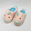 Shark Face Warm Light Pink Winter Slippers 8323