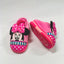 DN Polka Dots Pink Bow Minnie Mice Warm Pink Winter Slippers 8308