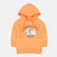 B.X Paw Some Vibes Kitty Print Royal Orange Hoodie 8332
