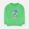 B.X Sonic Generation Print Green Sweatshirt 8333