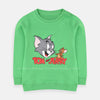 B.X Tom And Jerry Print Green Sweatshirt 8335