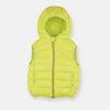 UCB Fluorescent Green Sleeveless Puffer Jacket 8345