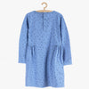 51015 Stars Print Mid Blue Dress 8348