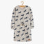 LS Save The World Horses Print Grey Dress 8354