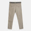 LSN Contrast Belt Beige Cotton Pant 7066