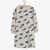 LS Save The World Horses Print Grey Dress 8354