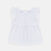 ECO Glitter Dots White Top 7447