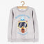 51015 Bear Tastic Fun Grey Fleece Sweatshirt 8373