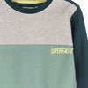 51015 Super Fast Block Green Sweatshirt 8374