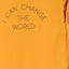 LS Change The World Fringe Sleeves Mustard Sweatshirt 8375