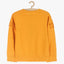 LS Change The World Fringe Sleeves Mustard Sweatshirt 8375