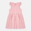 KB Neck Frill Doted Pink Frock 7437