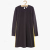 LS Shoulder Yellow Tape Dark Grey Frock 8385