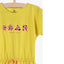 LS ROAR Print Yellow Frock 8388