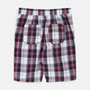 LH Multi Check Box White Cotton Shorts 7475
