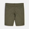 LH Plain Olive Green Cotton Shorts 7478