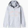 LS Youth State Grey Zipper Hoodie 8399