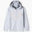 LS Youth State Grey Zipper Hoodie 8399