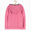 LS All Over Heart Print Pink Zipper Hoodie 8400