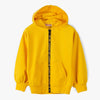 LS Be Happy Printed Zip Yellow Zipper Hoodie 8401