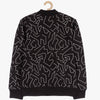 5.10.15 Zig Zag Black Mock Neck Zipper 13478