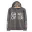 LS Game Over Melange Grey Zipper Hoodie 8422
