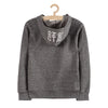 LS Game Over Melange Grey Zipper Hoodie 8422