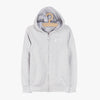 LS Signs Print Grey Zipper Hoodie 8436