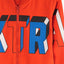 LS XTRA Orange Mock Neck Zipper Hoodie 8440