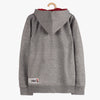 LS Just Move Embossed Melange Grey Zipper Hoodie 8446