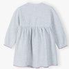 51015 Cute Little Sheep Grey Fleece Frock 8469