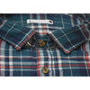 TRG Casual Check Shirt Green and Blue