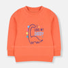 B.X I Love My Daddy Dino Print Orange Sweatshirt 8478