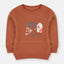 B.X Fire Fighter Print Brown Sweatshirt 8494