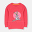 B.X Thats All Folks Bunny Print Shocking Pink Sweatshirt 8507