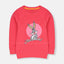 B.X Thats All Folks Bunny Print Shocking Pink Sweatshirt 8507