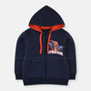 B.X Marvel Spider Man Print Navy Blue Hoodie 8511