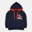 B.X Marvel Spider Man Print Navy Blue Hoodie 8511