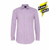 DJ Blend Purple Check Cotton Rich Casual Shirt 8871