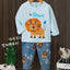 JJ Be Brave Lion Blue 2 Piece Trouser Set 8611